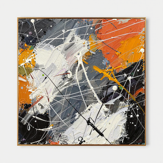 Abstrakt expressionistische Kunst #AEA009