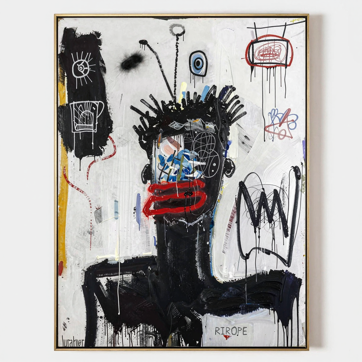 Abstrakte Graffiti-Kunst #GA059