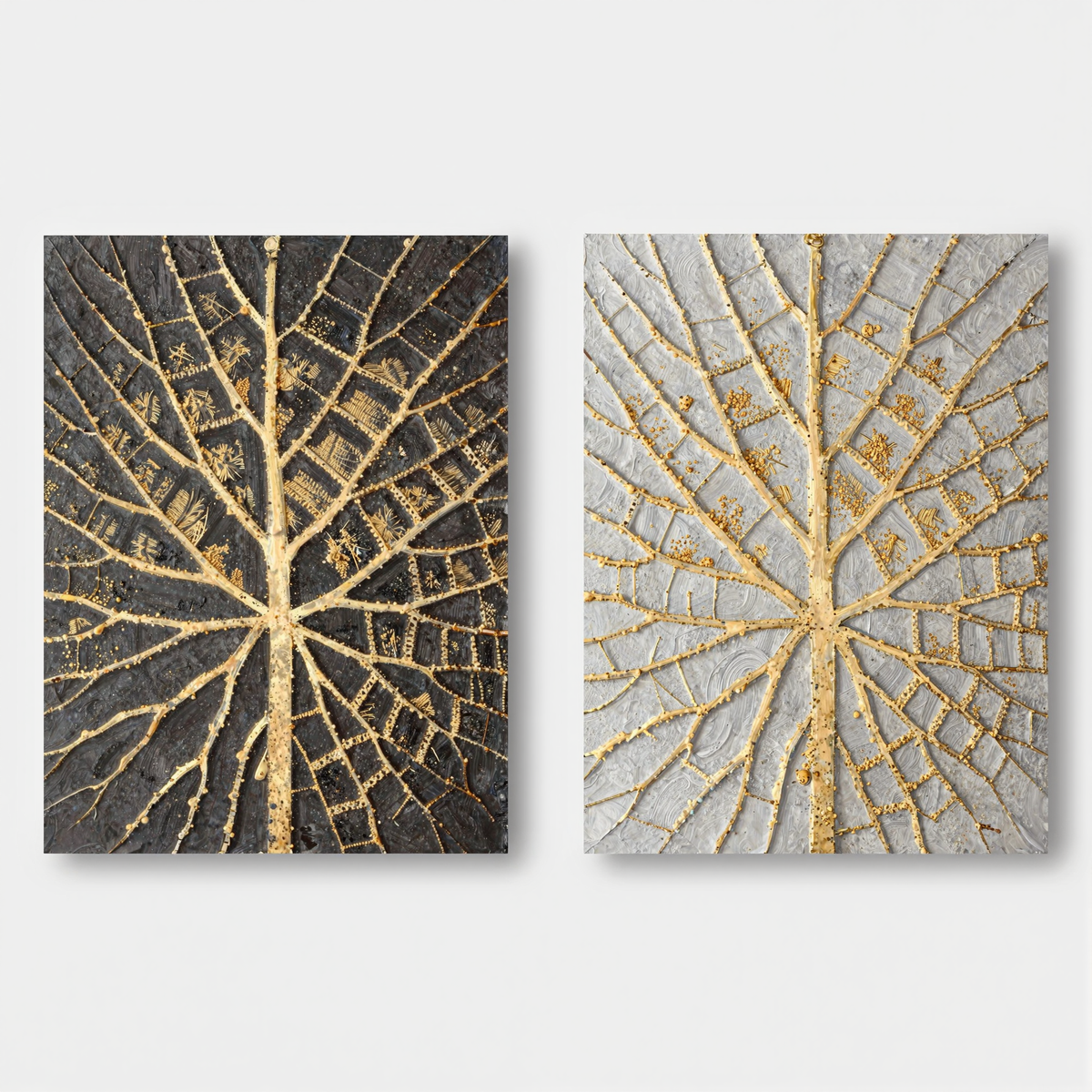 Abstract Painting Set Of 2 #SP002