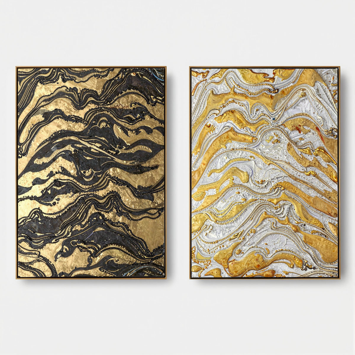 Abstract Painting Set Of 2 #SP008