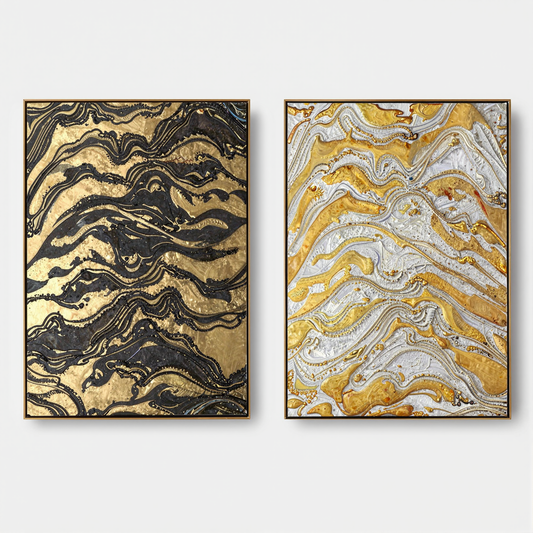 Abstract Painting Set Of 2 #SP008
