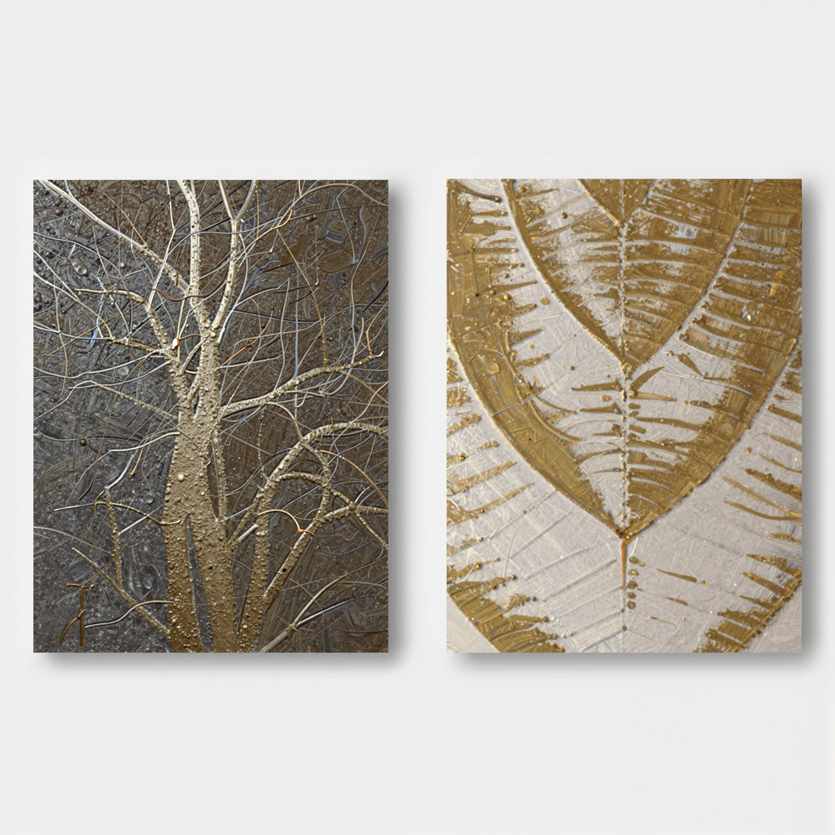 Abstract Painting Set Of 2 #SP012