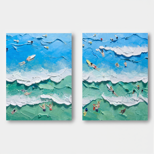 Abstract Painting Set Of 2 #SP093