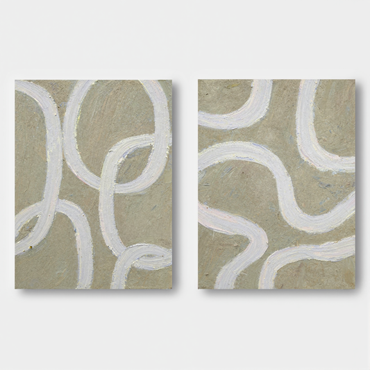 Abstract Painting Set Of 2 #SP104