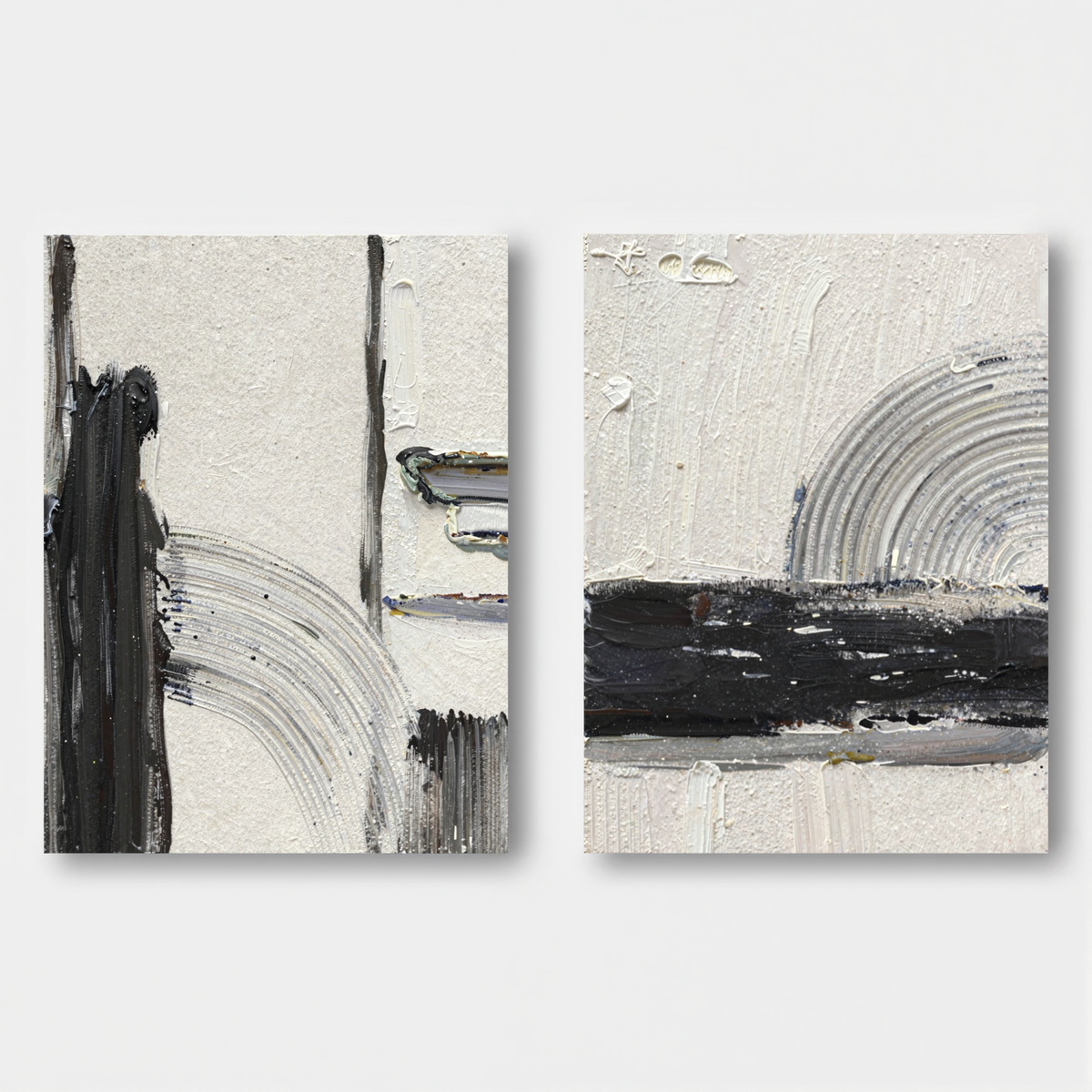 Lot de 2 tableaux abstraits #SP112