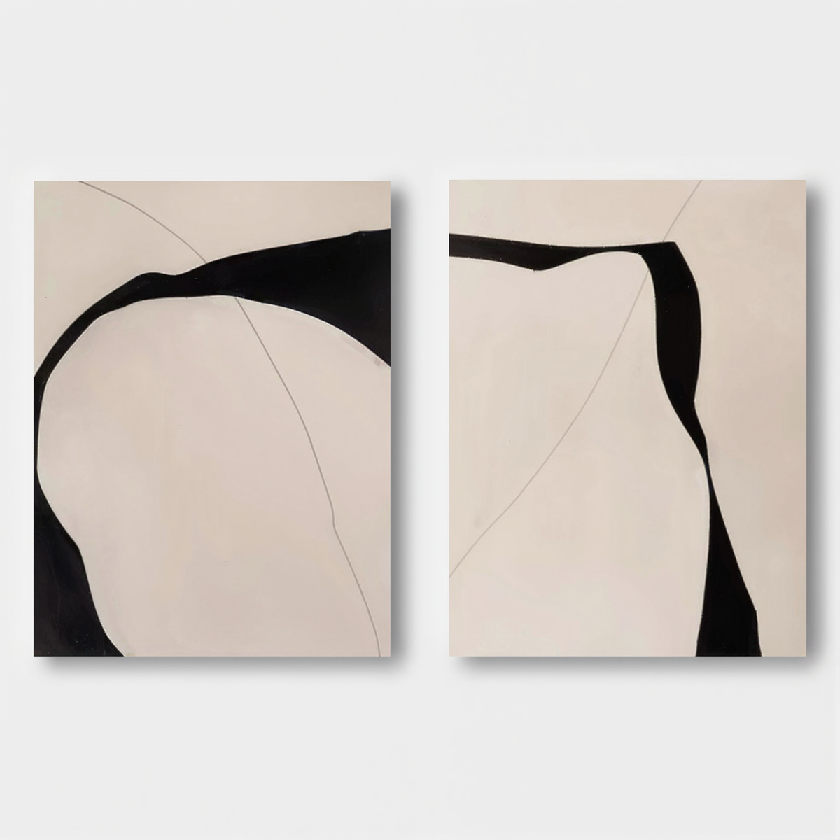 Abstract Painting Set Of 2 #SP116