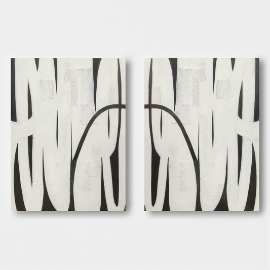Abstract Painting Set Of 2 #SP118