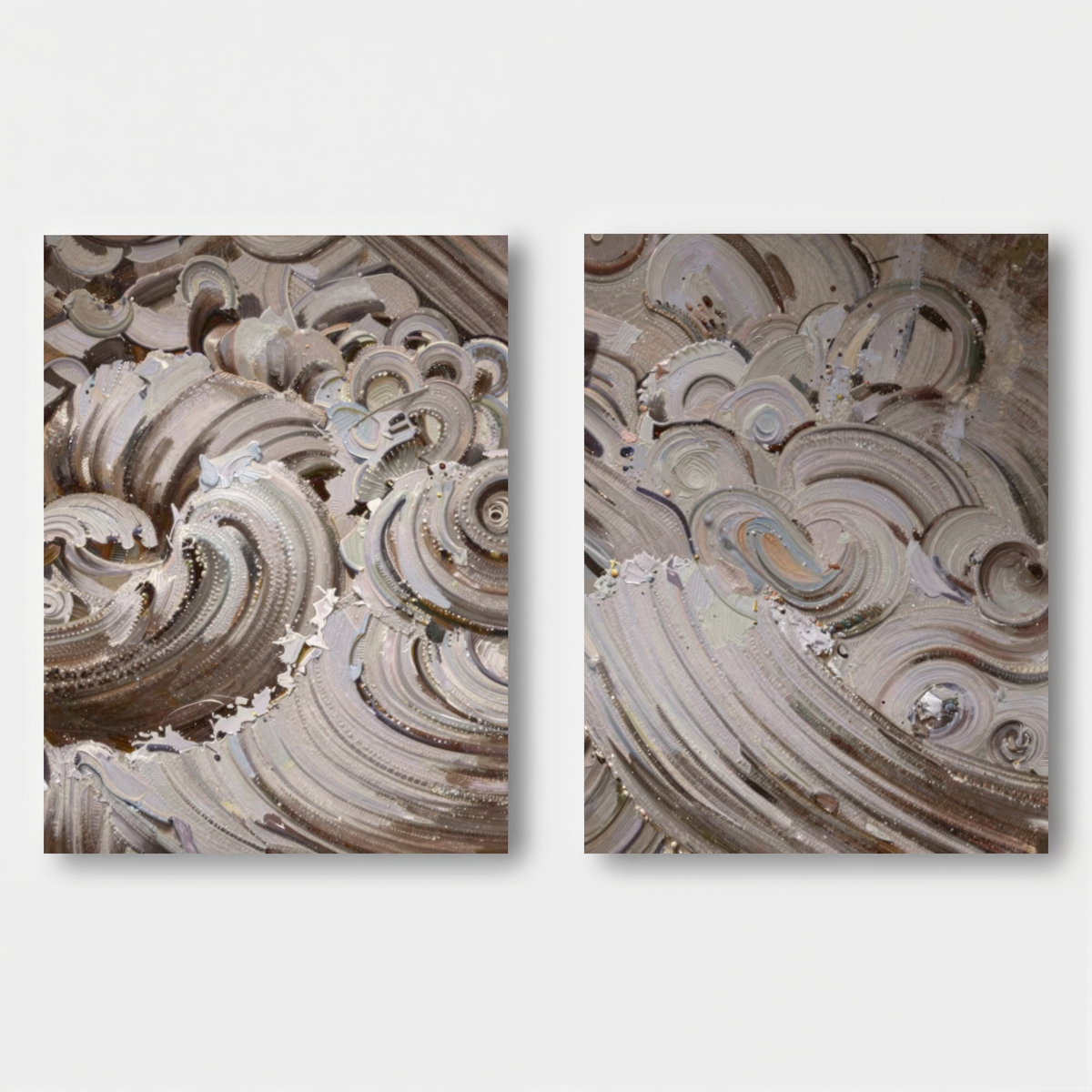 Abstract Painting Set Of 2 #SP124
