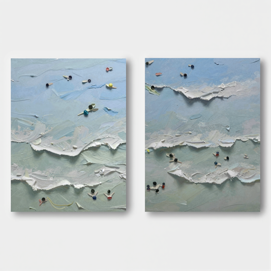 Abstract Painting Set Of 2 #SP127