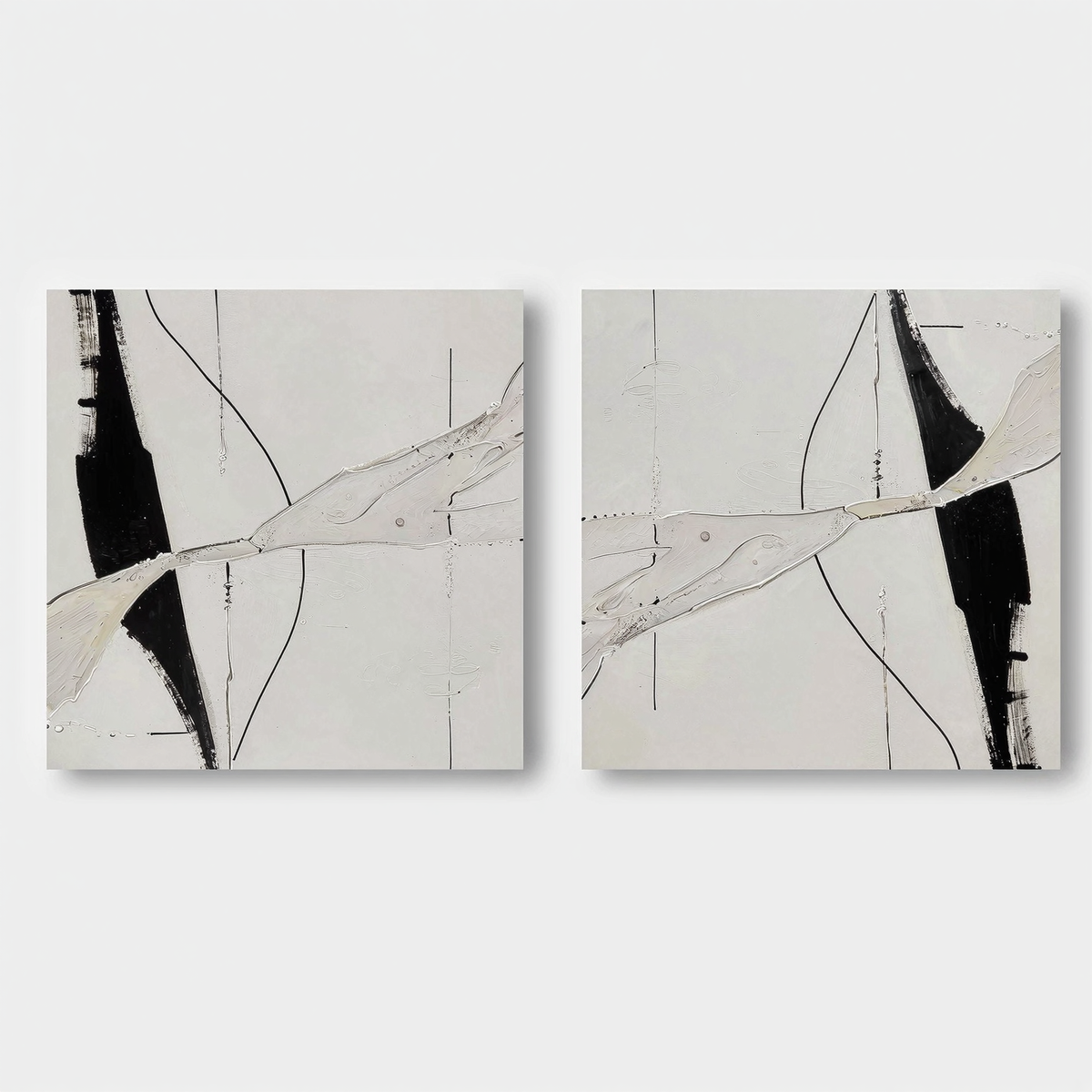 Abstract Painting Set Of 2 #SP163