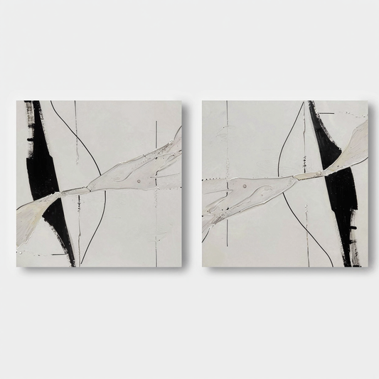 Abstract Painting Set Of 2 #SP163