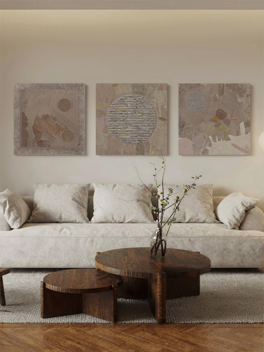 Abstract Painting Set Of 3 #SP062