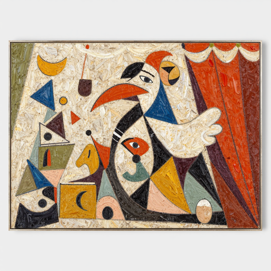 Avian Cubist Reverie #CSQ083