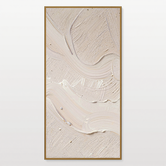 Beige Textured Waves #SG790