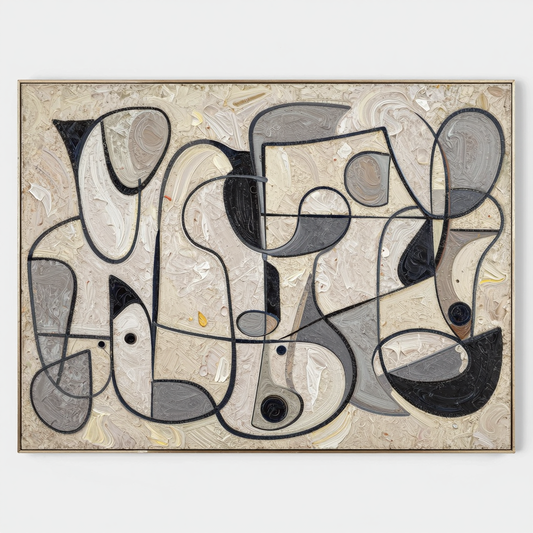 Cubist Harmony In Beige #CSQ081