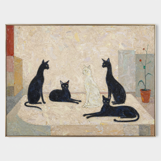 Midnight Feline Gathering #MA325
