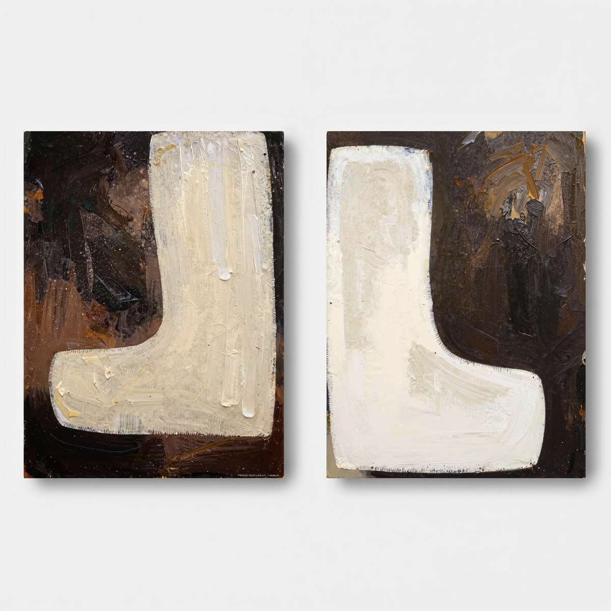 Modern Minimalist Wall Art 2 Piece Set #MMWA004