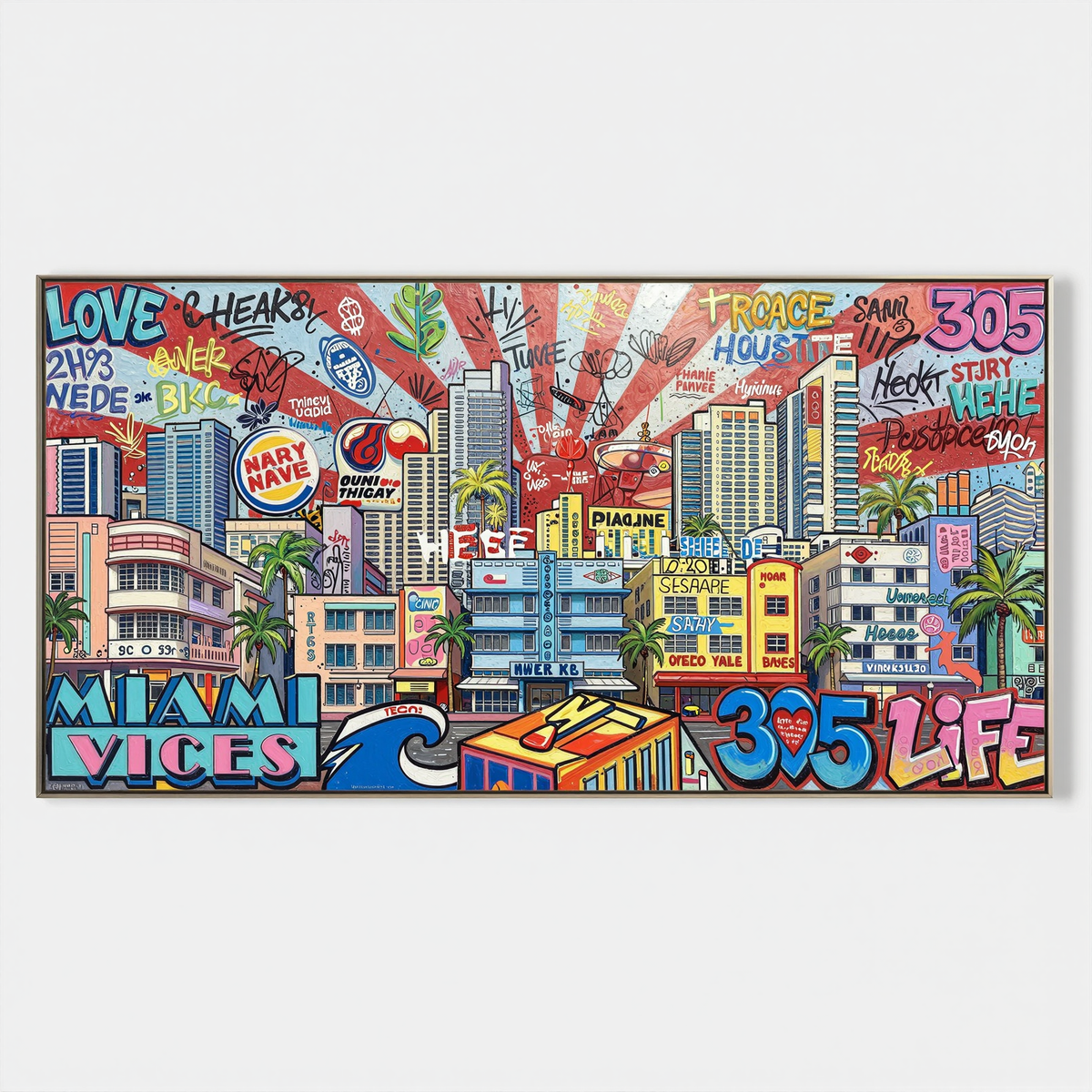 Art urbain graffiti de Miami #GA285