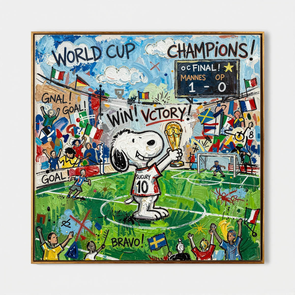 Snoopy's World Cup Glory #GA232