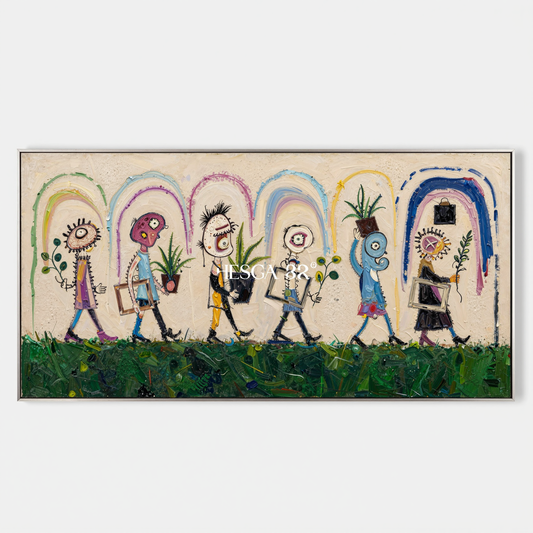 Whimsical Parade Of Art #CSQ192